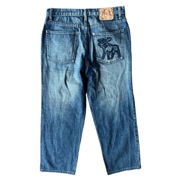 Abercrombie and Fitch Men’s Rare Vintage Moose Original Jeans Lot 00257, Sz 32 - Picture 4 of 10